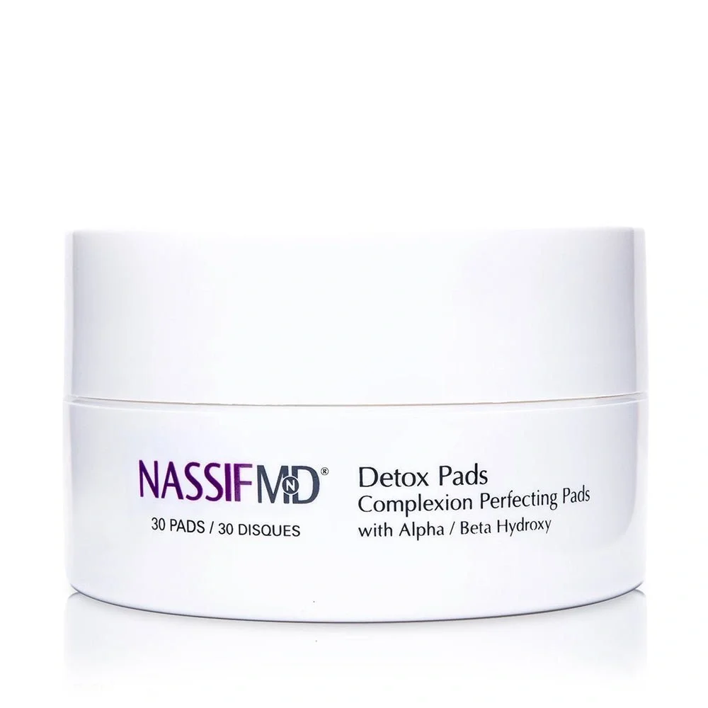 ✨ NassifMD Dermaceuticals Detox Pads – Complexion Perfecting Pads (30 Count) ✨